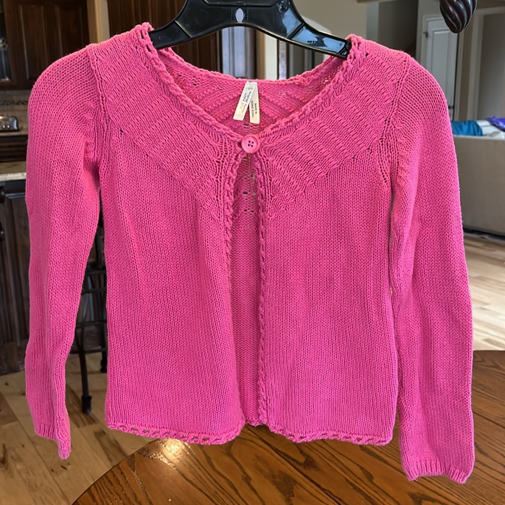 Old Navy Pink Cotton Cardigan